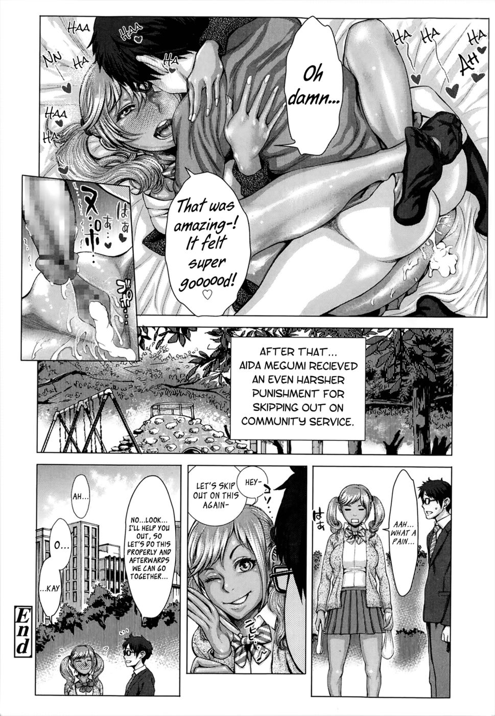 Hentai Manga Comic-Black Community Service-Read-24